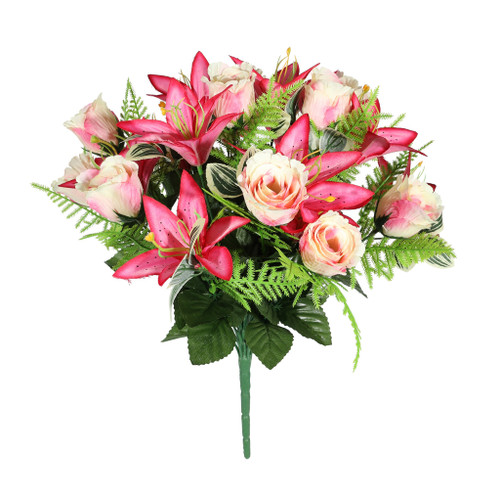 Pembroke Lovely Lily Mixed Bunch - Dark Pink