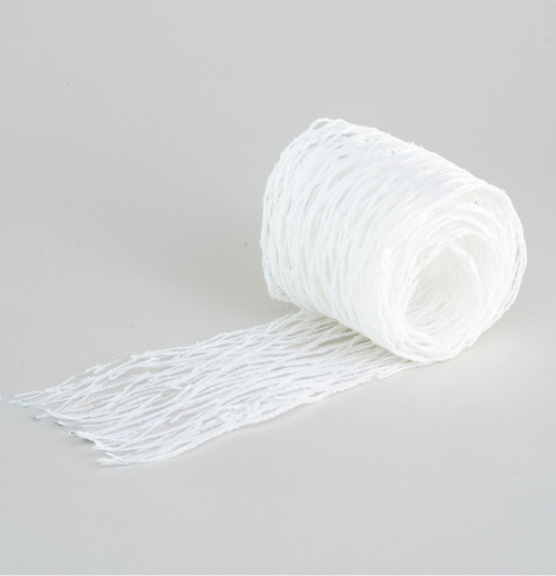 180cm Mesh Ribbon Roll White