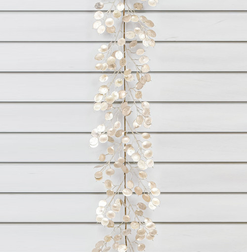 Silver Dollar Garland - Champagne - 170cm 