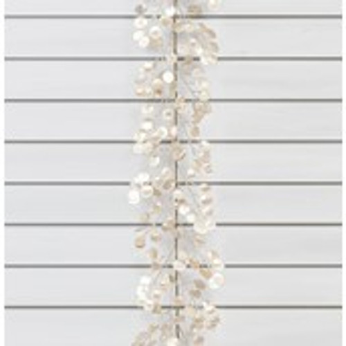 Silver Dollar Garland - Champagne - 170cm 
