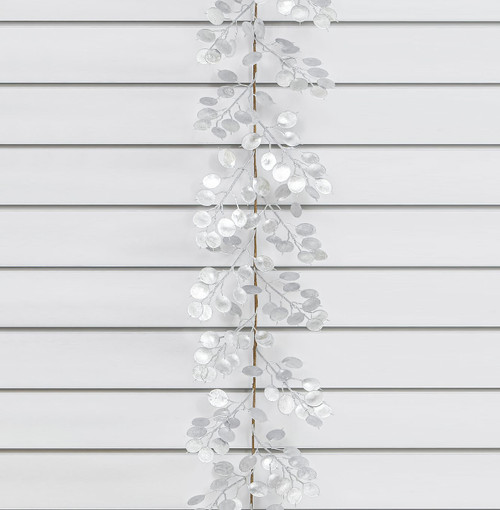 Silver Dollar Garland - Silver - 170cm 