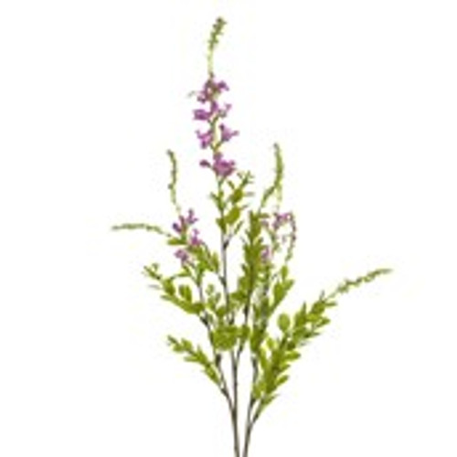 Larkspur Spray - Purple - 82cm