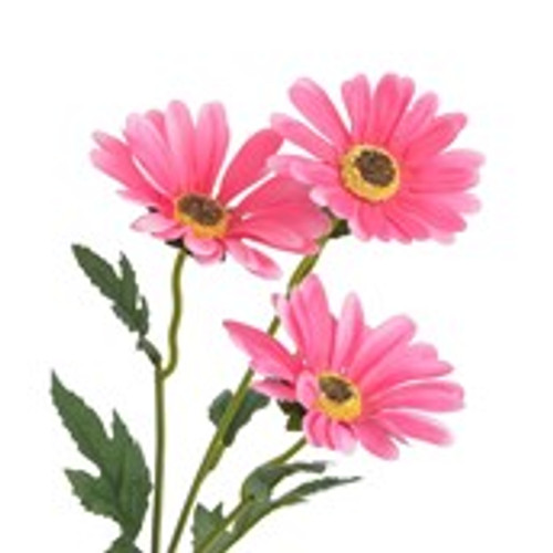42cm Gerbera Spray x3 Pink