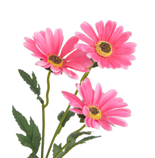 42cm Gerbera Spray x3 Pink