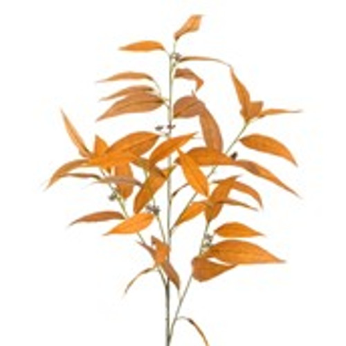 100cm Leaf Spray Orange