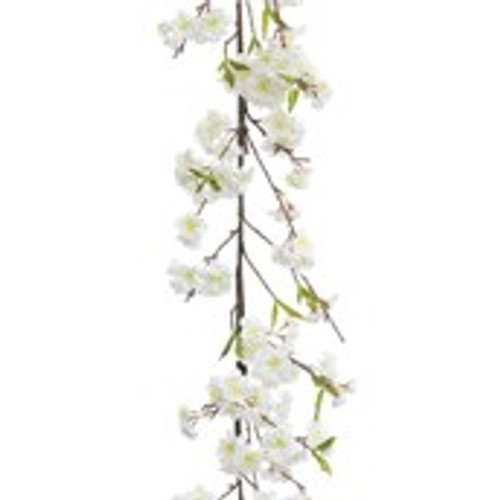 60" Blossom Garland Cream