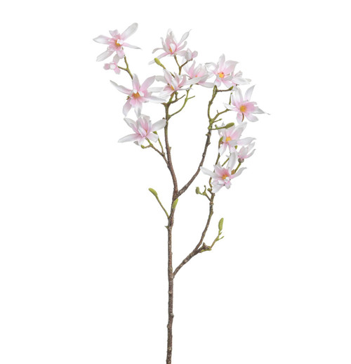 117cm Japanese Magnolia Spray Pink
