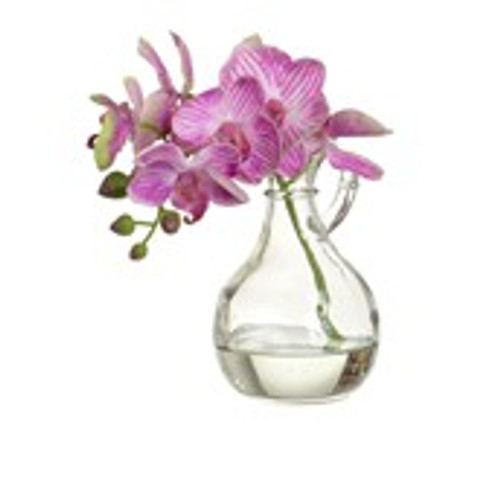 23cm Orchid w/Glass Pink