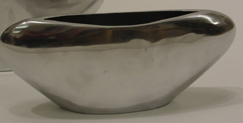 Alum. Boat vase  41.5cm