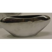 Alum. Boat vase  41.5cm