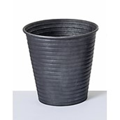 36cm Metal Pot Black