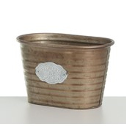 17cm Metal Flower Pot Copper