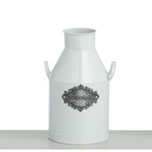 20cm New Milk Churn White