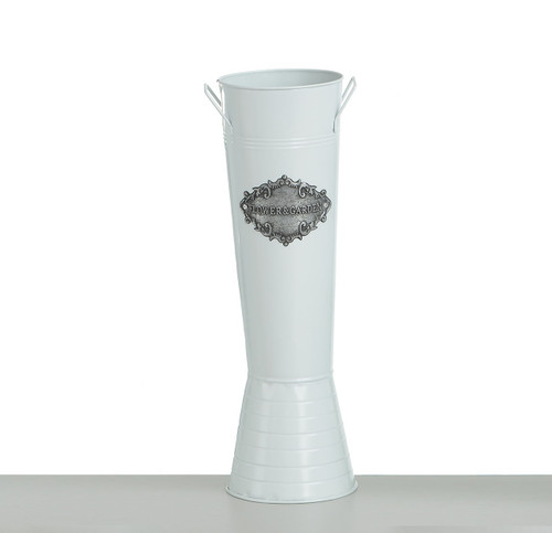 52cm Slim Flower Vase White