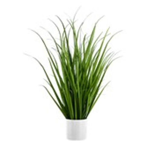 76cm Grass in White Pot