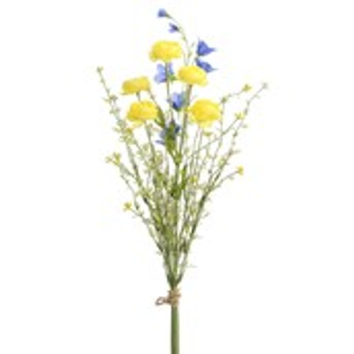 58cm Ran/Campanula Bundle Blue/Yel