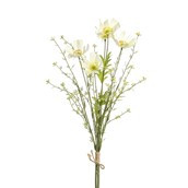 53cm Cosmos/Grass Bundle Cream