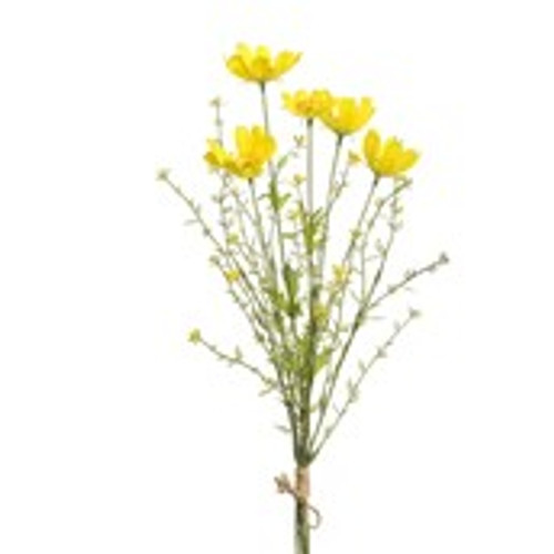 53cm Cosmos/Grass Bundle Yellow