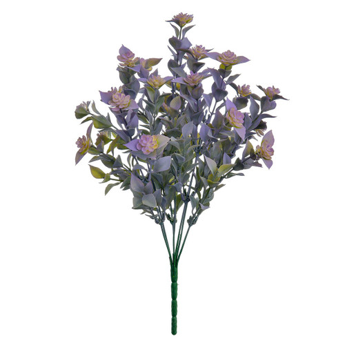 30cm Heather Bush Mauve