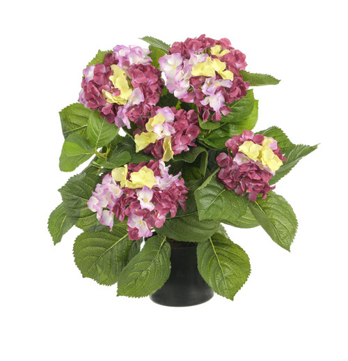 40cm Hydrangea Bush Lavender
