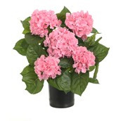 40CM Hydrangea Bush Pink