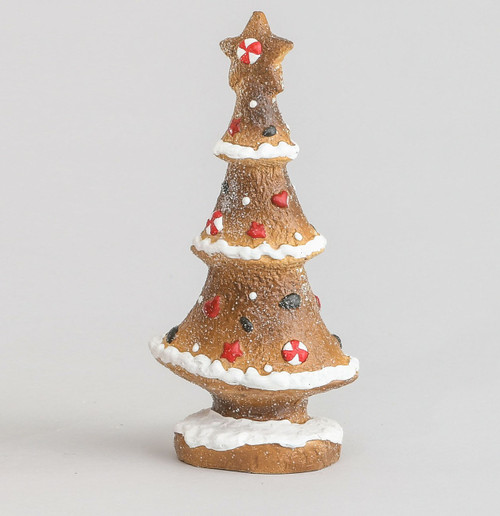 19cm Resin Gingerbread Tree Orn.