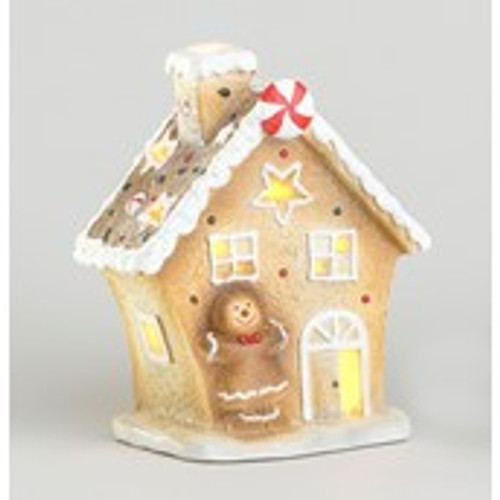 36cm Resin G/Bread House/Candy LED