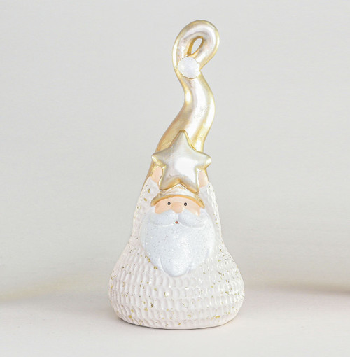 26cm Ceramic Santa Ornament Champ