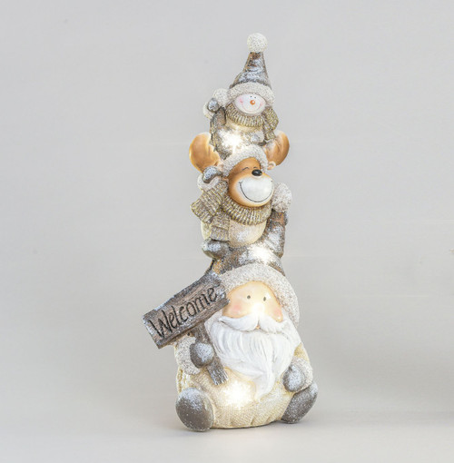 70cm Festive Stack x3 Ornament LED