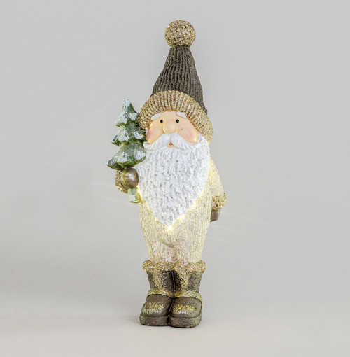 57cm Santa w/Tree Ornament LED