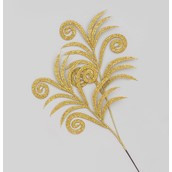 68cm Peacock Fern Spray Gold