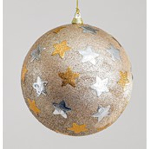 150mm Glitter/Star Ball Chmp/Silve