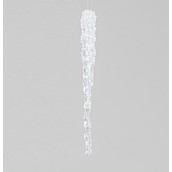 30cm Icicle Decoration Clear