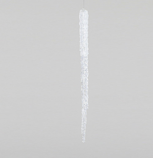 60cm Icicle Decoration Clear