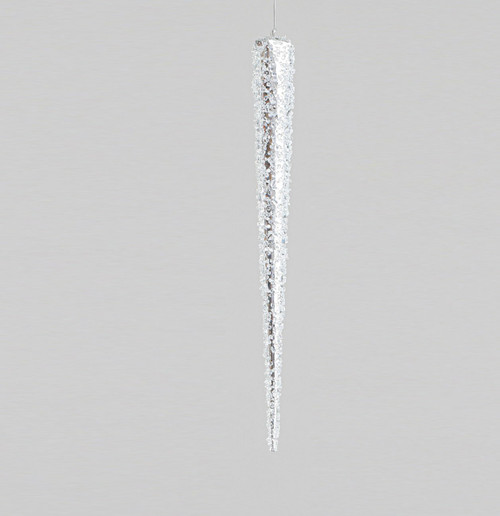 40cm Ice Cluster Icicle Silver