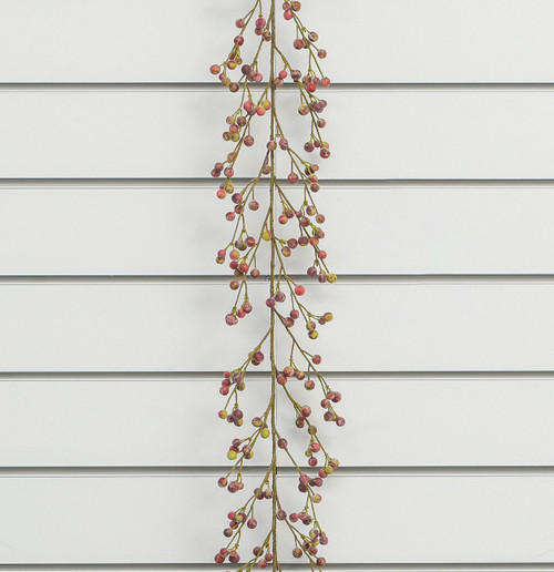 180cm Berry Garland Dark Red