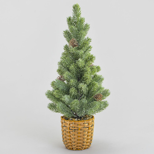 56cm Pine/Cone Tree in Basket