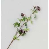 68cm Frosted Berry Spray Burgundy