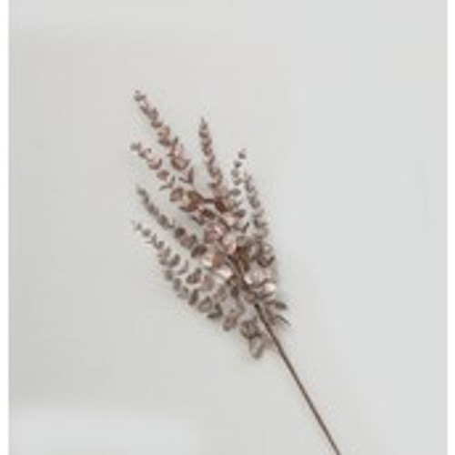 76cm Glitter Eucalyptus Spray Rose