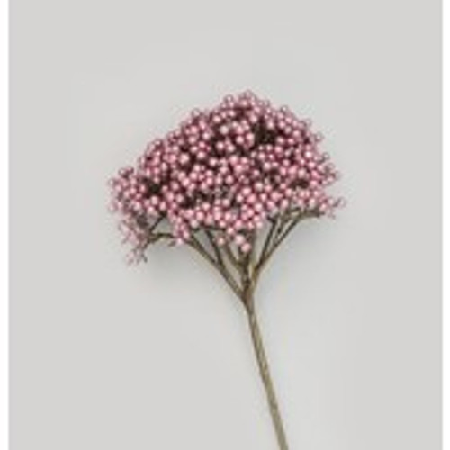 67cm Berry Cluster Spray Pink