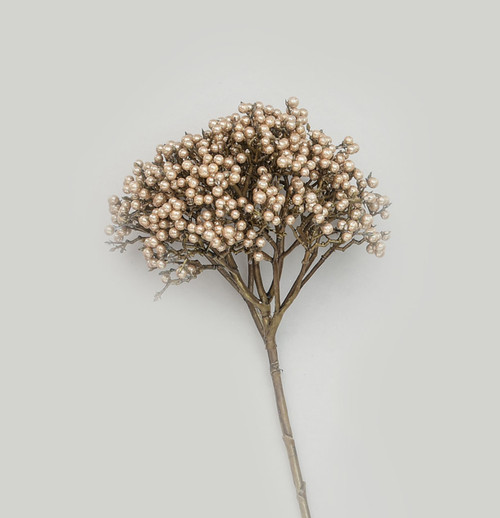 67cm Berry Cluster Spray Champagne