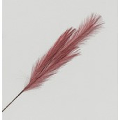 82cm Pampas Grass Spray Burgundy