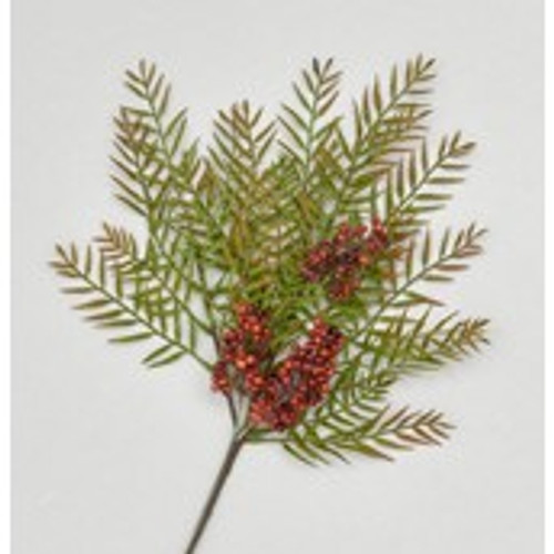 50cm Pepperbury Spray Burgundy