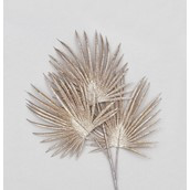 68cm Glitter Palm Spray x3 Champ