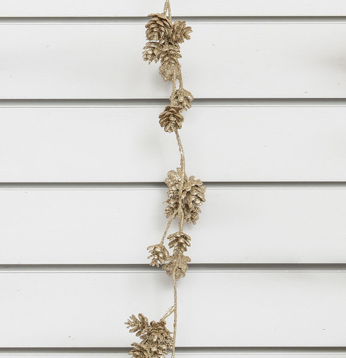 120cm Glitter Cone Garland Champ