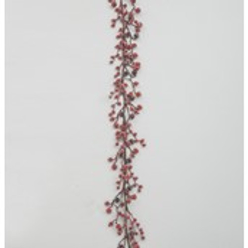 6ft Sugar Frosted Berry Garland