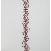 6ft Sugar Frosted Berry Garland