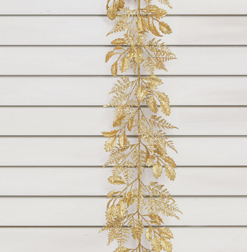 180cm Glitter Holly/Pine Grlnd Gol
