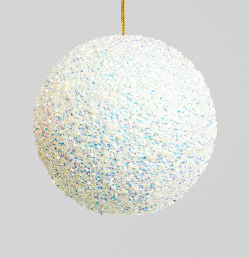 120mm Glitter/Bead Ball Iridescent