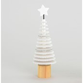 24cm Wooden Disk Tree Ornament